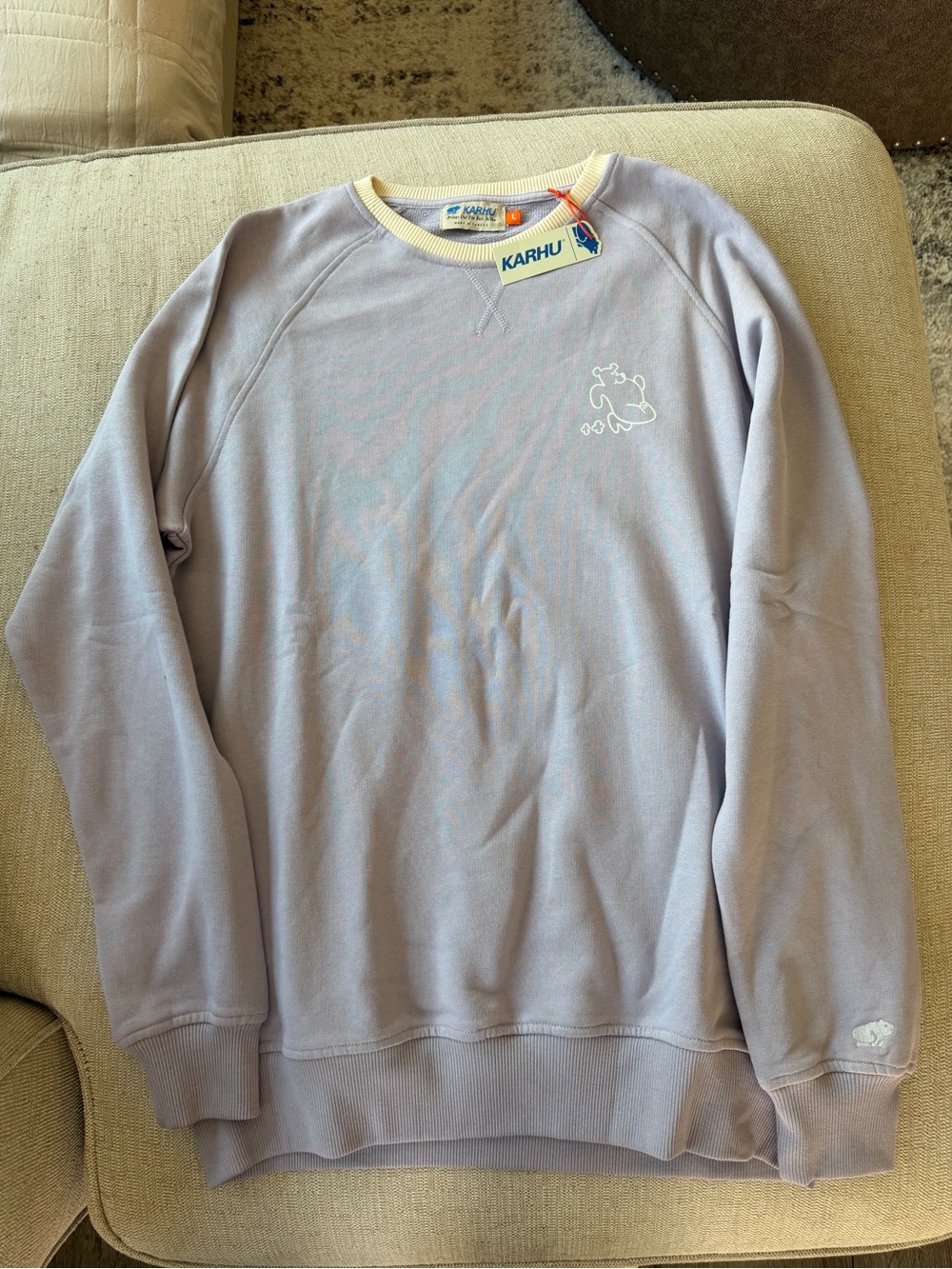 NWT Karhu Lavender Crewneck Sweatshirt L